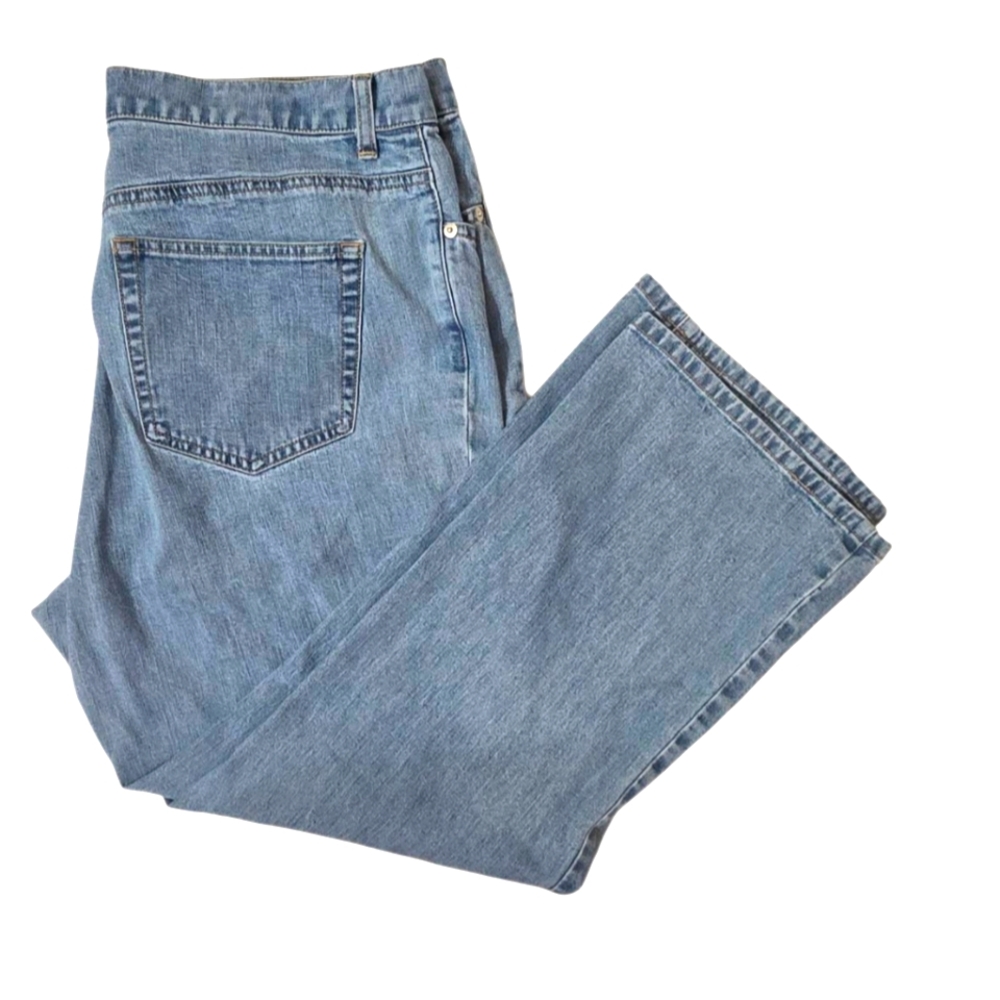 Lands' End Womens Denim Jeans Size 16P